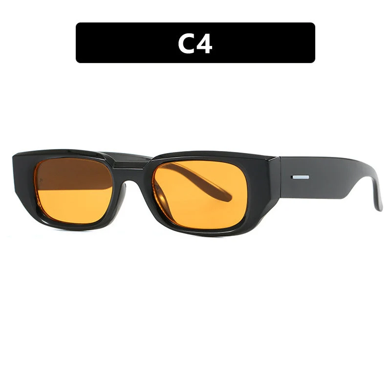 Dame trendy solbriller med innovativ, transparent ramme og polarisert glass Luvikno