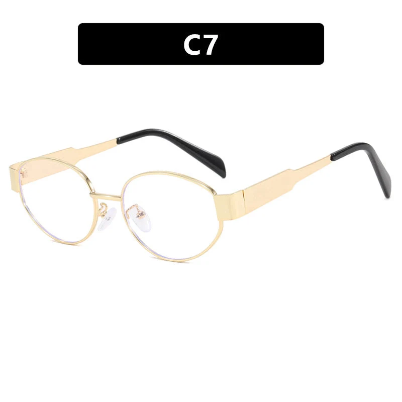 Dame moteriktig solbrille med innovativt geometrisk design Luvikno