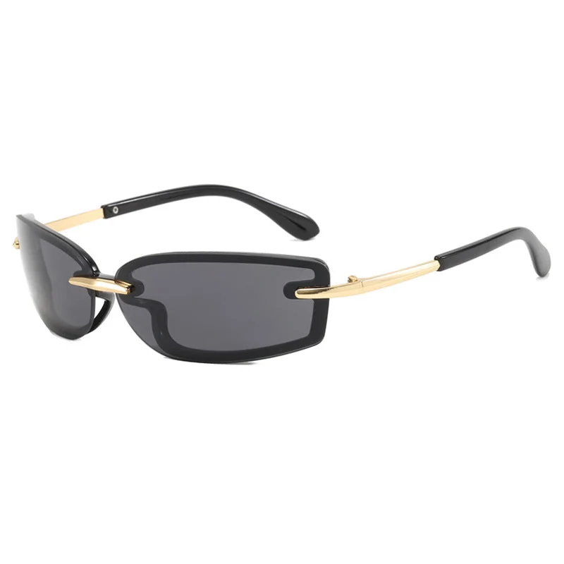 Dame trendy solbrille med moderne design og UV-beskyttelse Luvikno