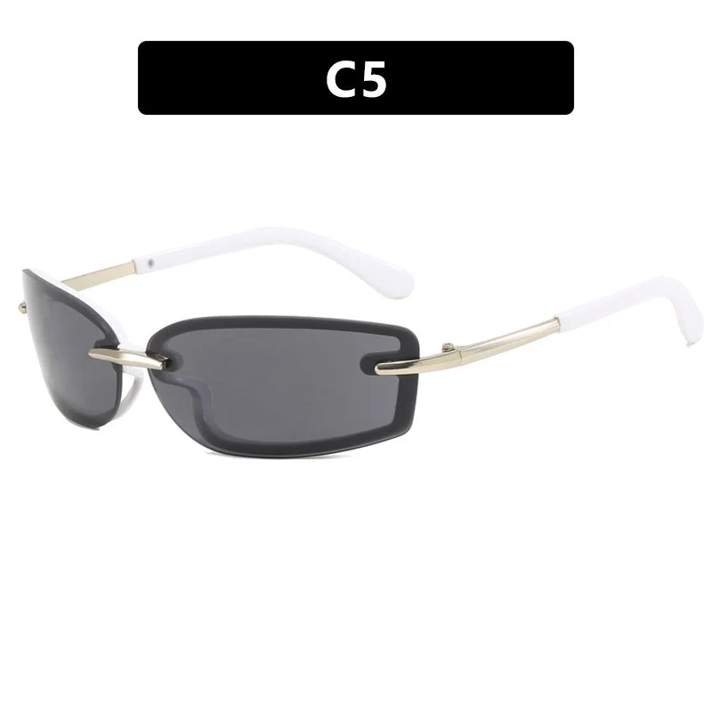 Dame trendy solbrille med moderne design og UV-beskyttelse Luvikno