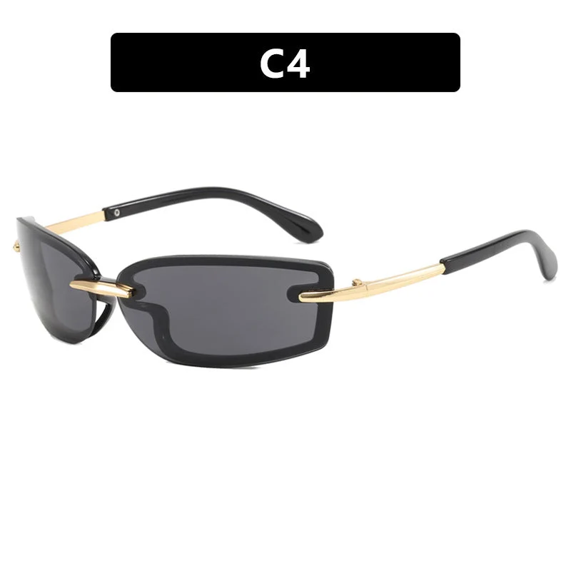 Dame trendy solbrille med moderne design og UV-beskyttelse Luvikno