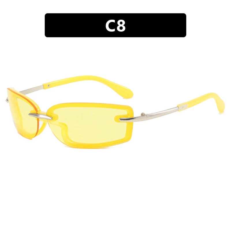 Dame trendy solbrille med moderne design og UV-beskyttelse Luvikno