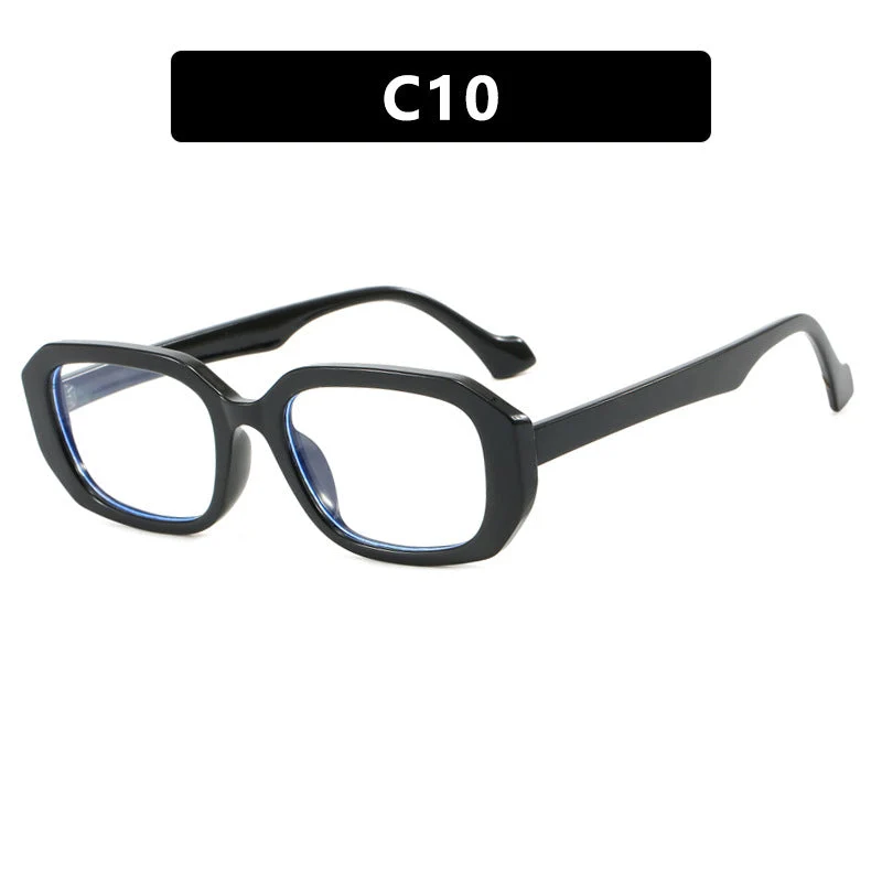 Dame moteriktig solbrille med elegant geometrisk design Luvikno