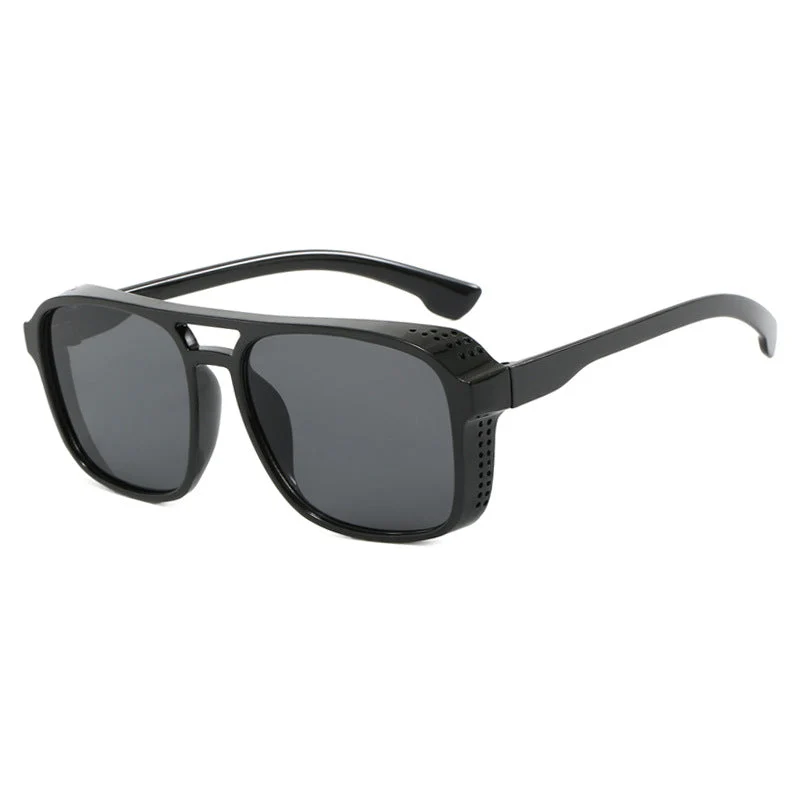 Dame moteriktig solbrille i trendy skilpaddemønster Luvikno