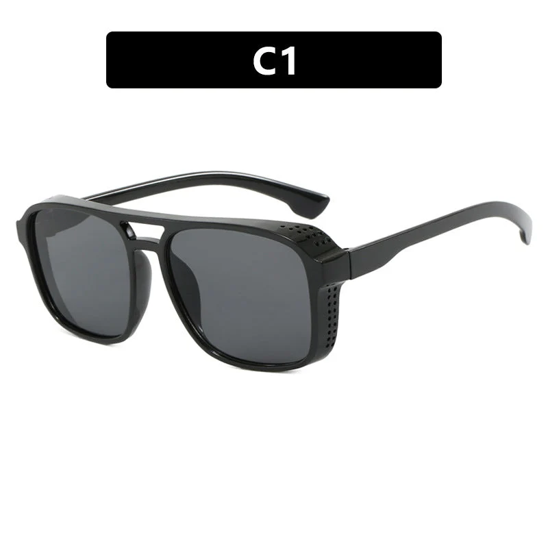 Dame moteriktig solbrille i trendy skilpaddemønster Luvikno