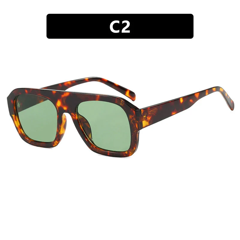 Dame moteriktig solbrille i beskyttende oversized-format Luvikno