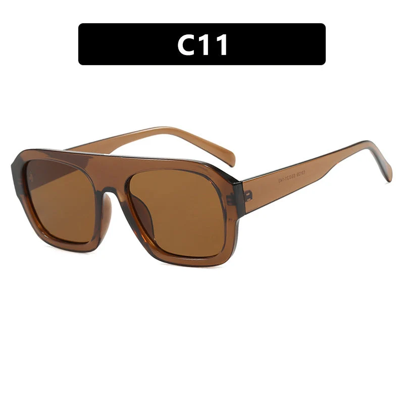 Dame moteriktig solbrille i beskyttende oversized-format Luvikno