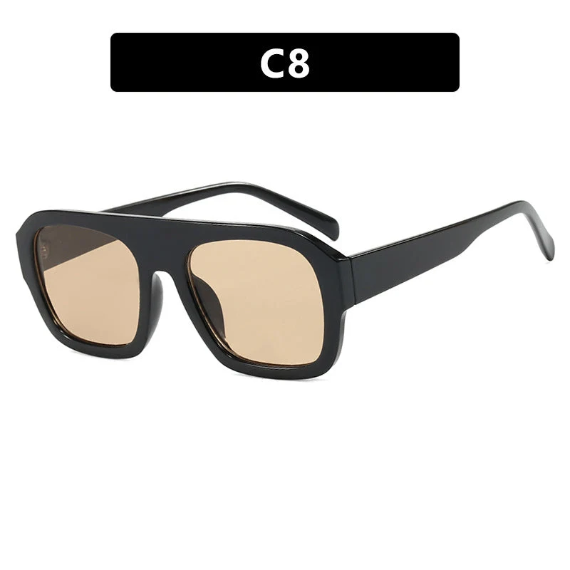 Dame moteriktig solbrille i beskyttende oversized-format Luvikno