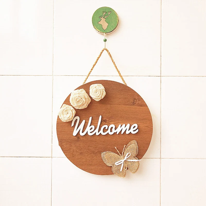 Decorative Wooden Welcome Wall Sign