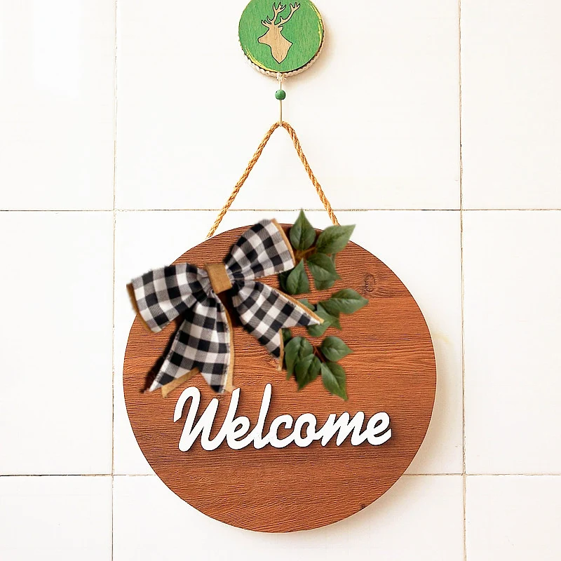 Decorative Wooden Welcome Wall Sign
