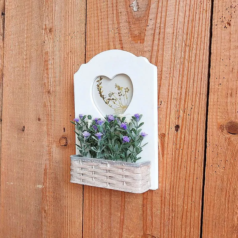 Decorative Wall Planter with Heart Design
