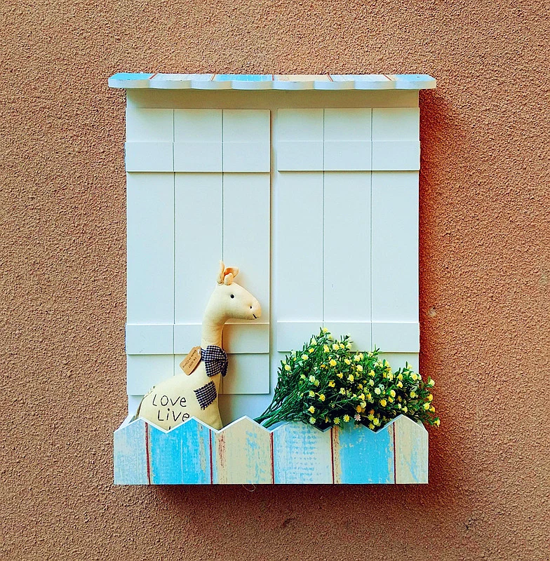 Decorative Wall Planter with Open Door Design