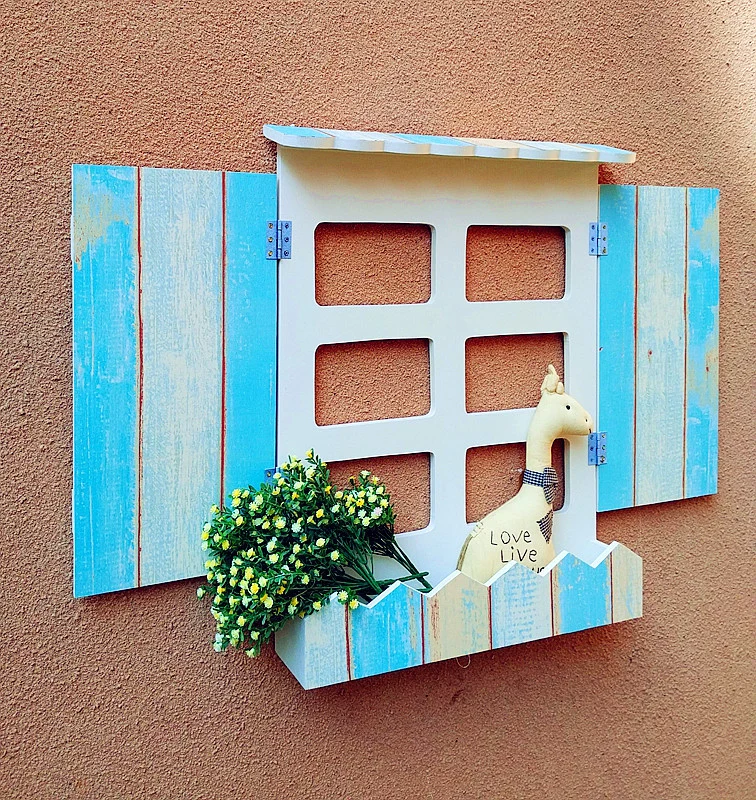 Decorative Wall Planter with Open Door Design