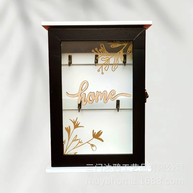 Decorative Wall-mounted Key and Hook Organizer
