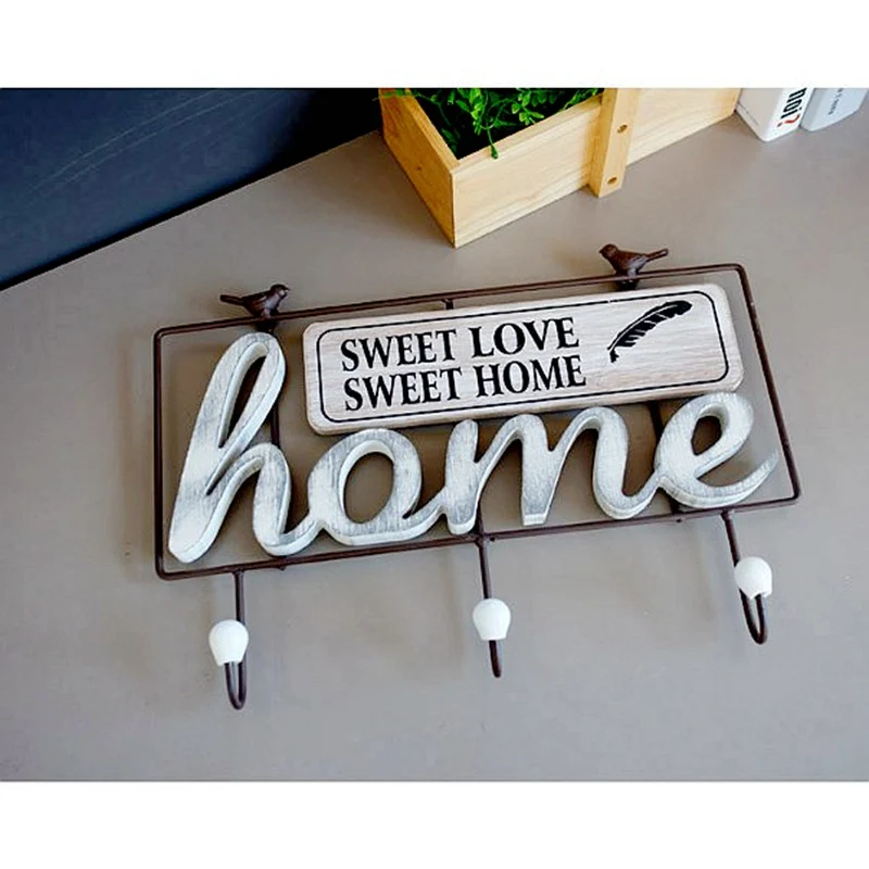 Decorative Wall Hook Shelf