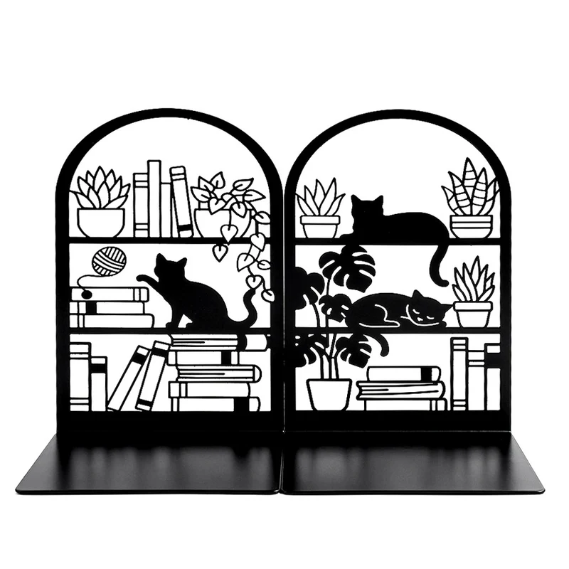 Cat-Themed Bookend