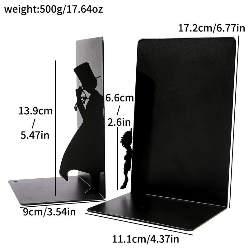 Artistic Silhouette Bookends