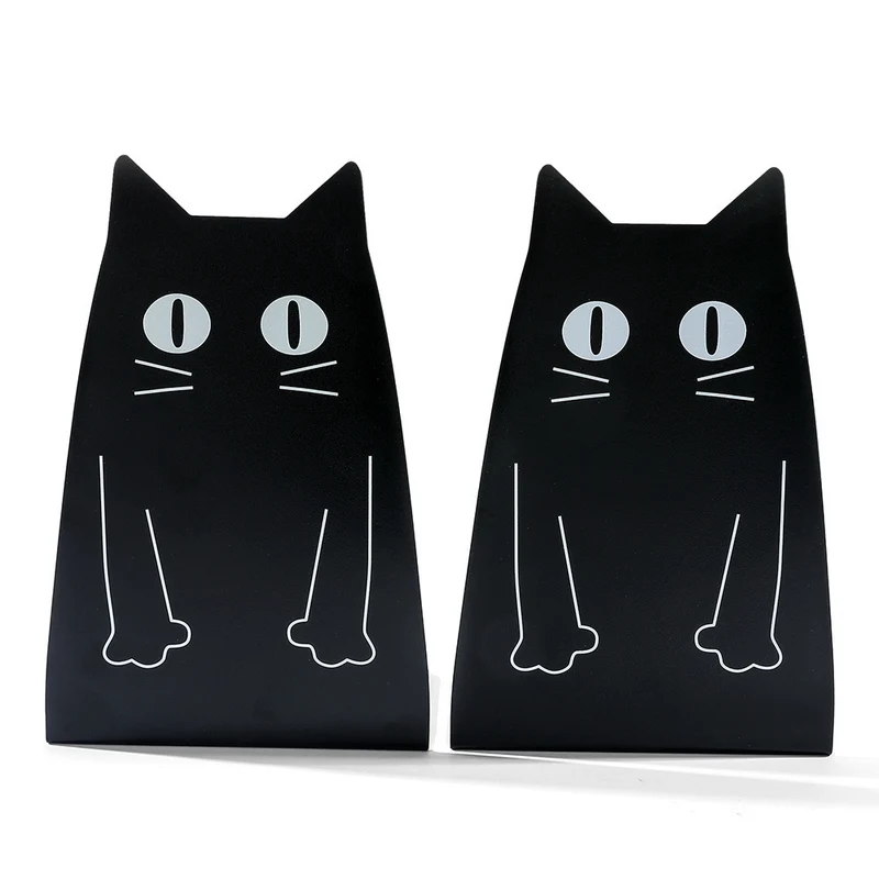 Playful Cat-Themed Bookends