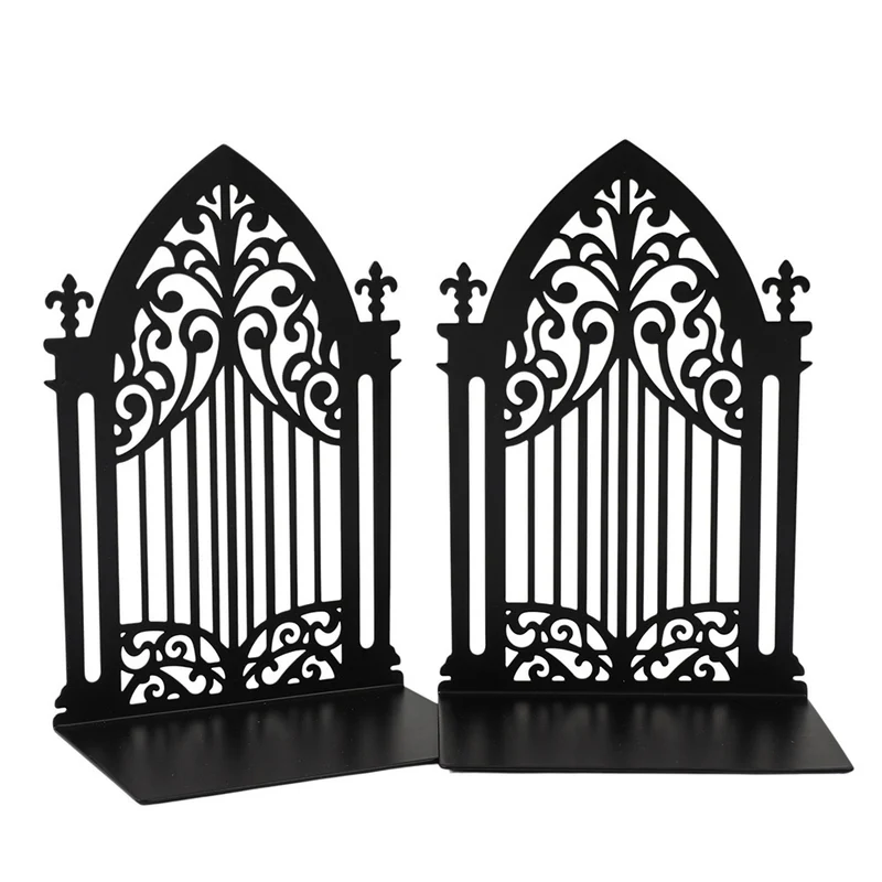Ornate Metal Bookend Stand