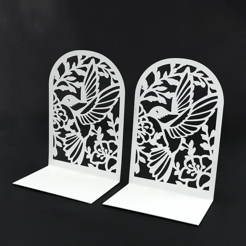 Decorative Metal Hummingbird Bookends
