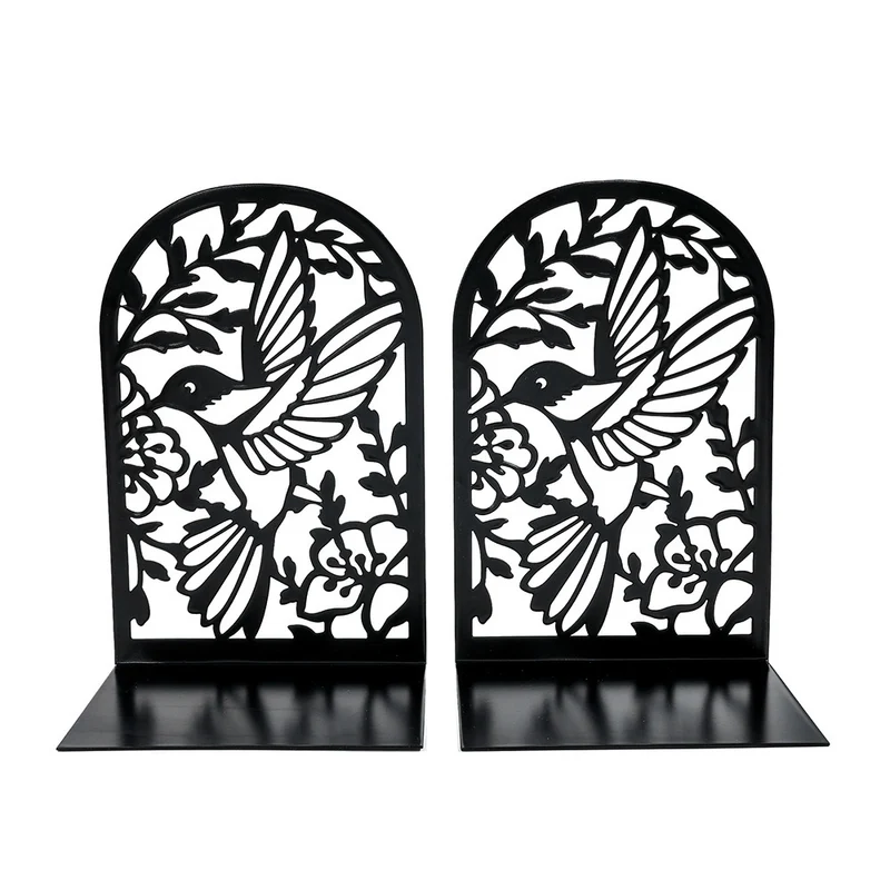 Decorative Metal Hummingbird Bookends