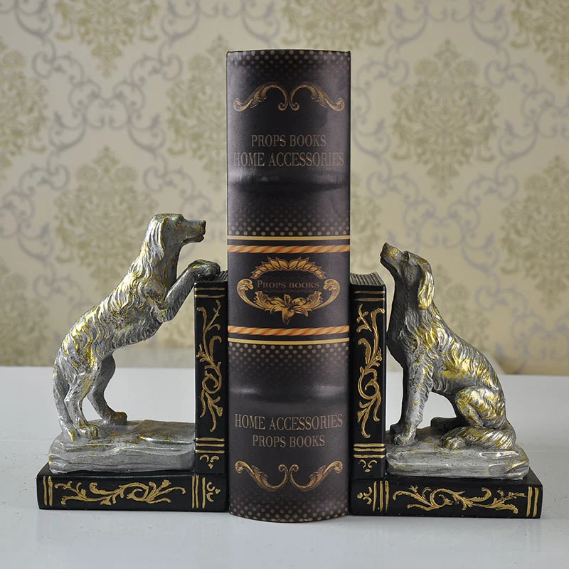 Decorative Dog Bookends