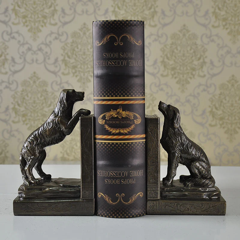 Decorative Dog Bookends