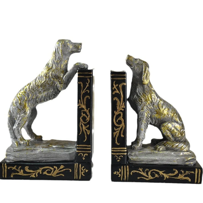 Decorative Dog Bookends