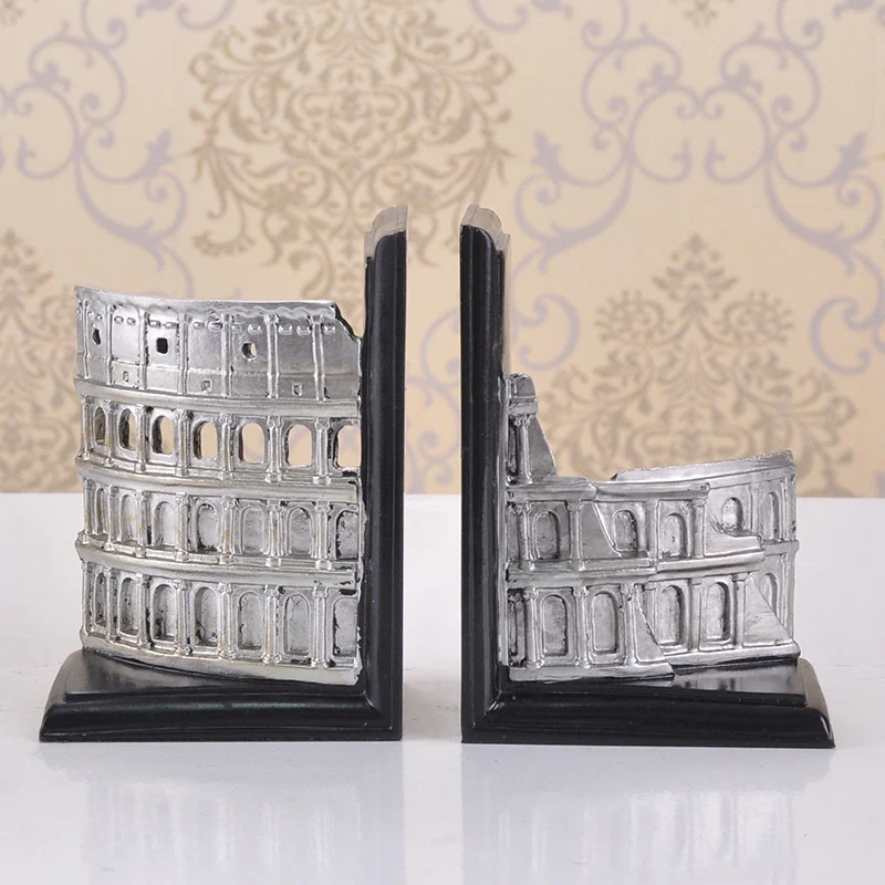 Decorative Colosseum Bookends