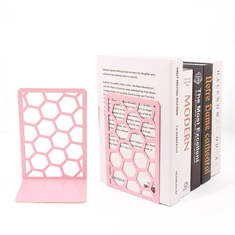Modern Geometric Bookends