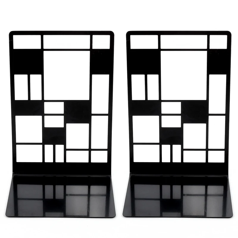 Modern Geometric Bookends