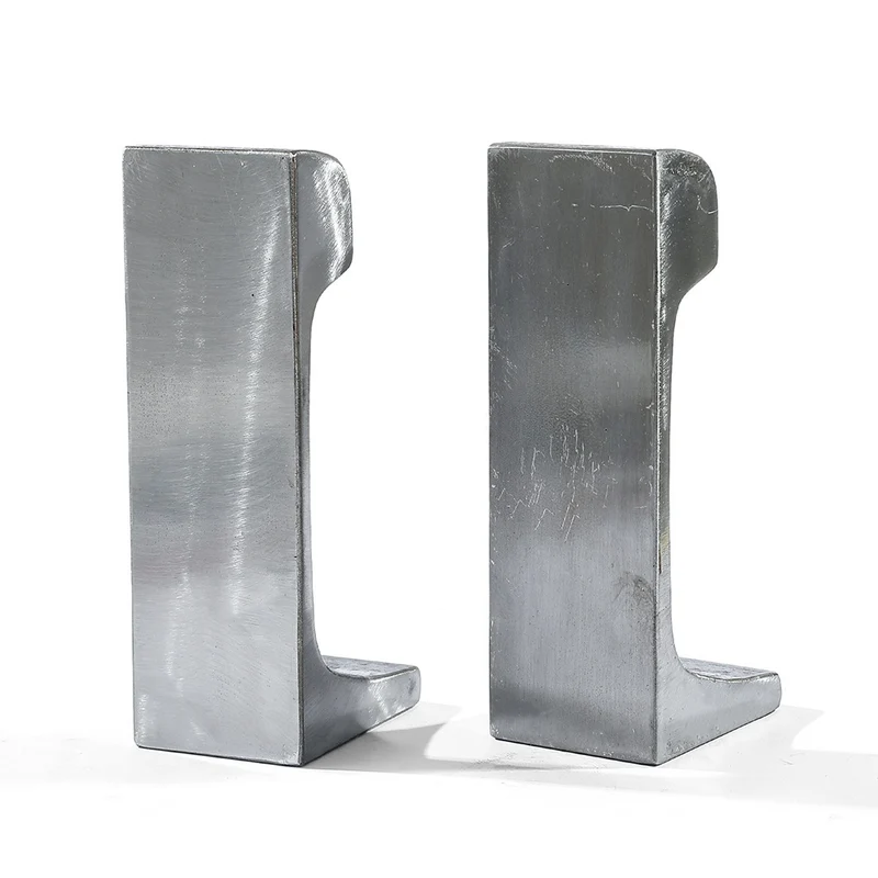 Industrial-Style Metal Bookends