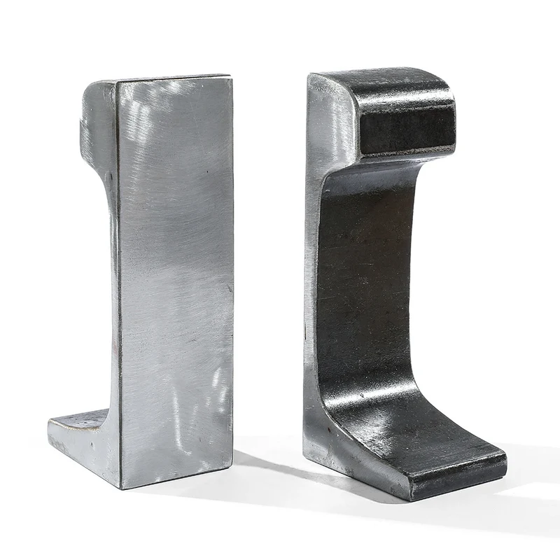 Industrial-Style Metal Bookends