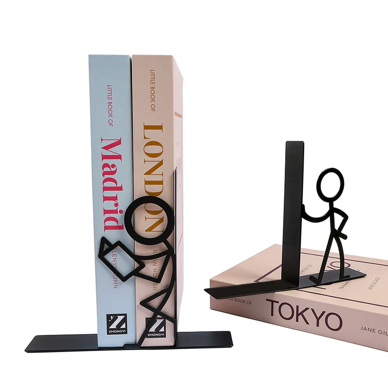 Fun Stick Figure Bookends
