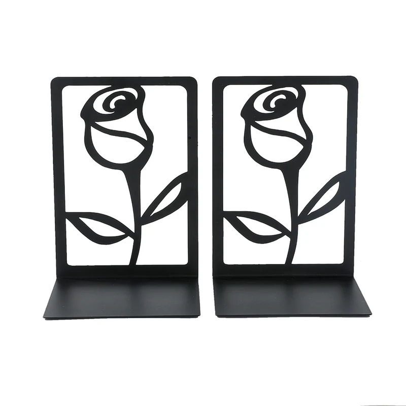 Floral-Inspired Decorative Bookends