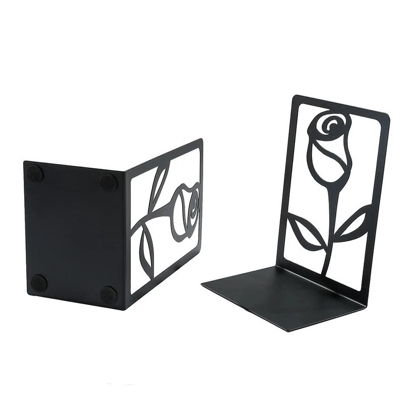 Floral-Inspired Decorative Bookends