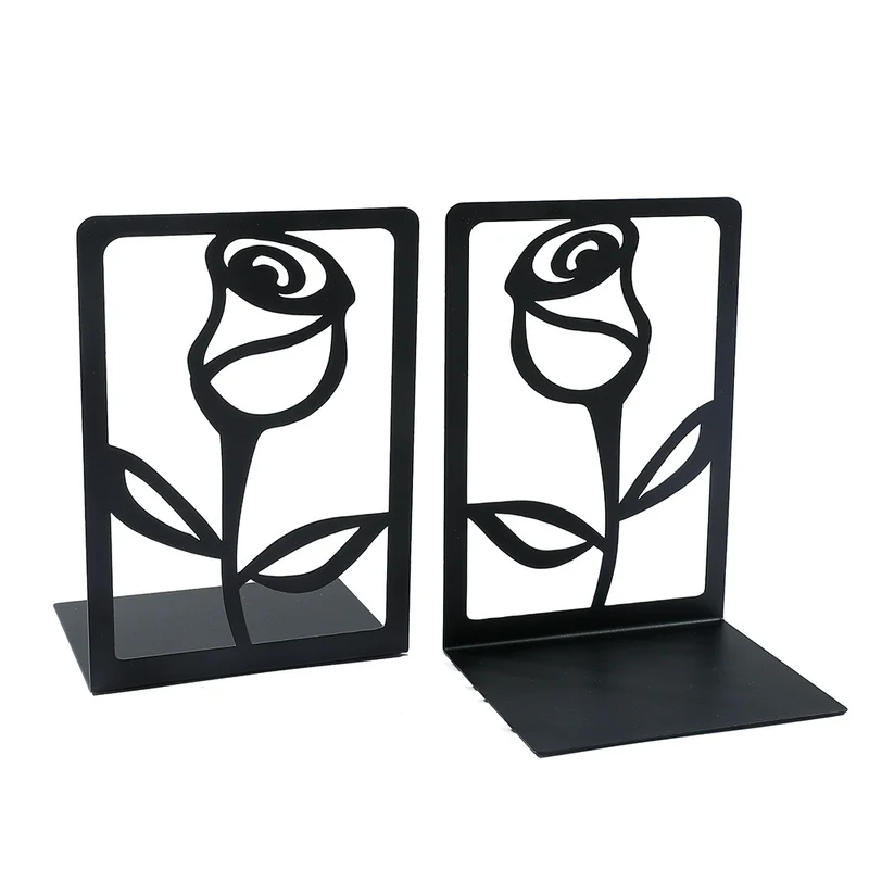 Floral-Inspired Decorative Bookends