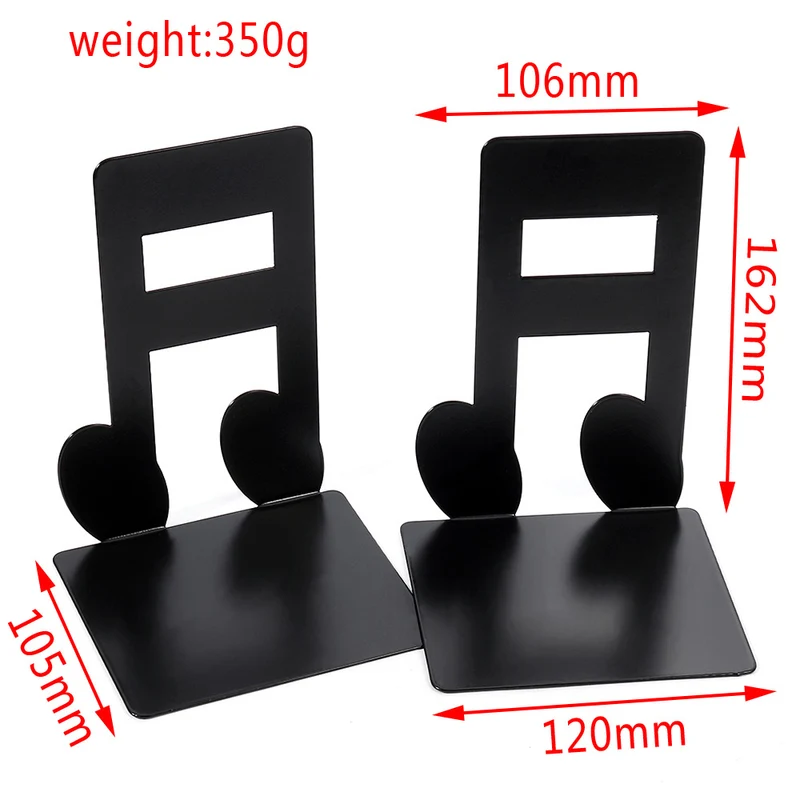 Decorative Music Note Bookends