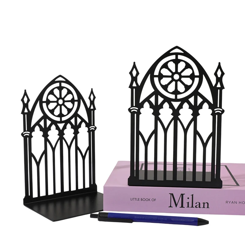 Decorative Gothic Arch Bookends