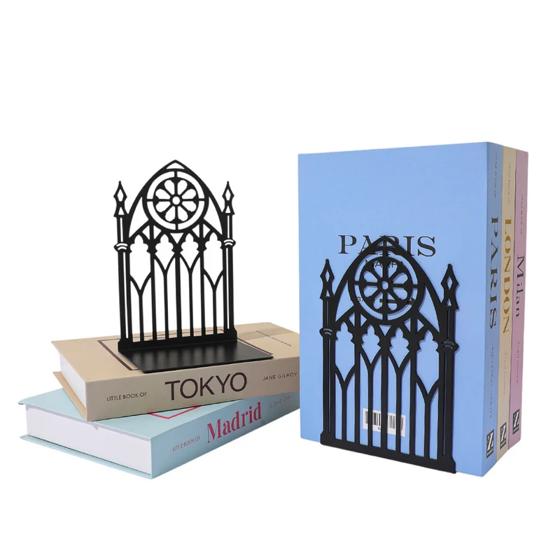 Decorative Gothic Arch Bookends