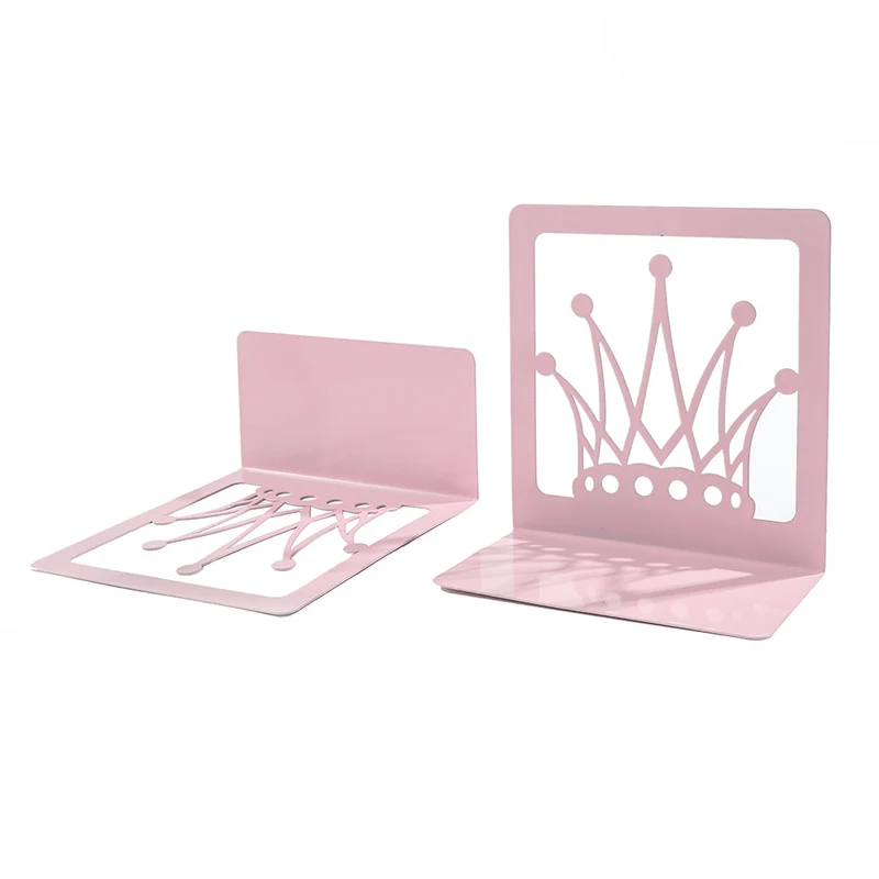 Crown-Themed Decorative Bookends