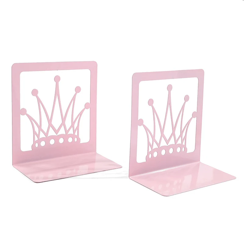 Crown-Themed Decorative Bookends