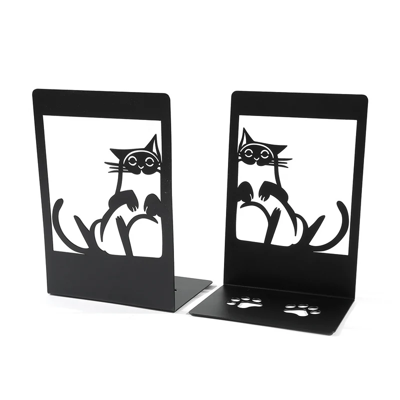 Cat-Themed Decorative Bookends