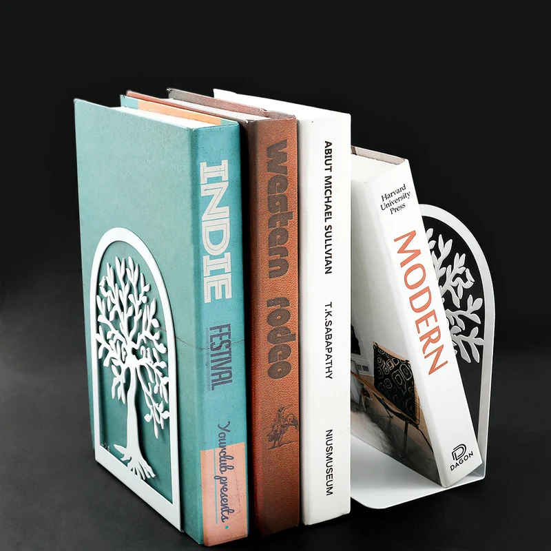 Artistic Tree-Inspired Bookends