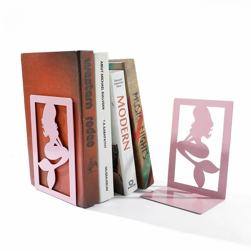 Artistic Mermaid-Inspired Bookends