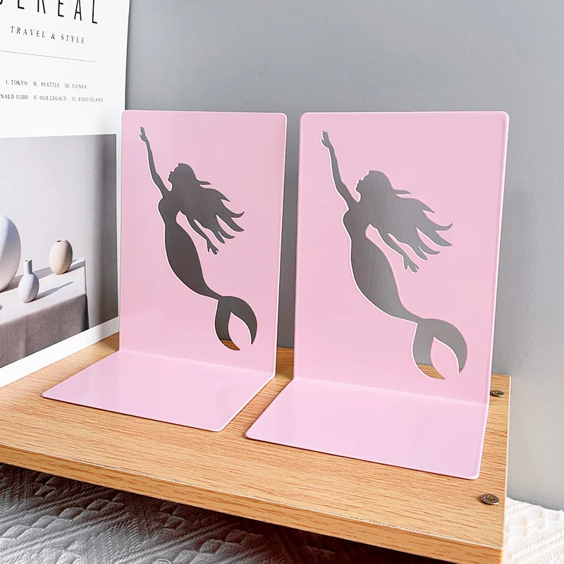 Artistic Mermaid-Inspired Bookends