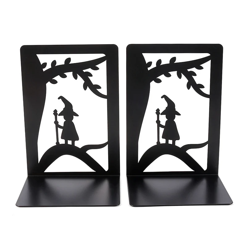 Artistic Deer-Themed Book Ends