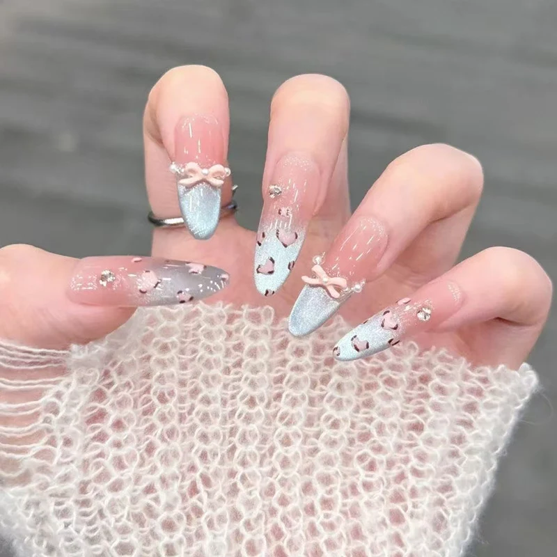 Cute Character-Themed Press-On Nail Art Set Stornfield