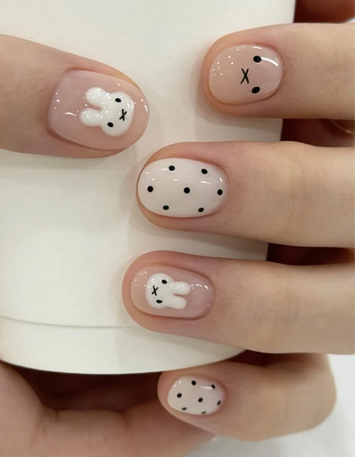 Cute Character Press-On Nail Set Stornfield