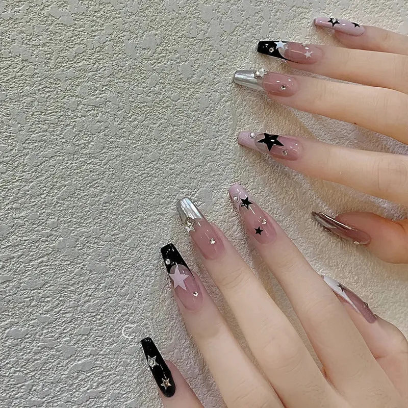 Creative Artistic Press-On Nail Design Stornfield